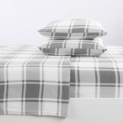 Printed Fleece Sheet for Warm Bedding Comfort, Dara Collection