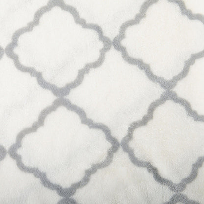Printed Velvet Plush Sheet Set – Velvet Luxe Lattice Collection – view 25