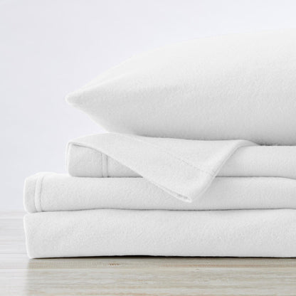 Solid Polyester Fleece Sheet Set – Christina Collection – view 39