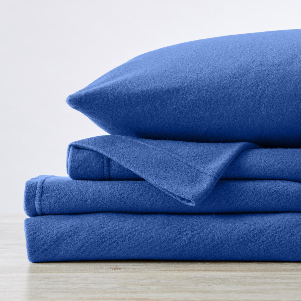 Solid Polyester Fleece Sheet Set – Christina Collection – view 34