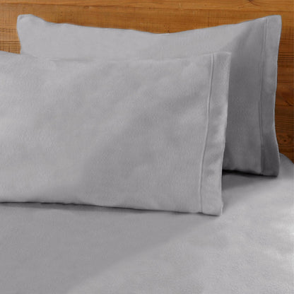 Solid Polyester Fleece Sheet Set – Christina Collection – view 18