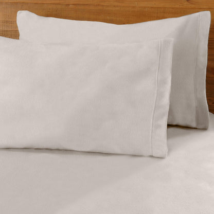 Solid Polyester Fleece Sheet Set – Christina Collection – view 3