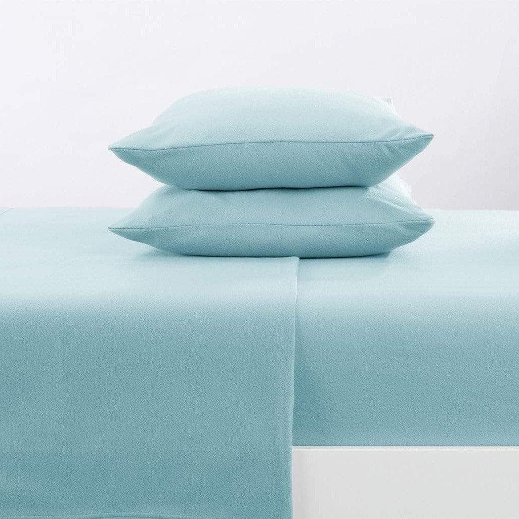 Solid Polyester Fleece Sheet Set – Christina Collection – view 6
