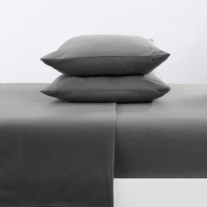 Solid Polyester Fleece Sheet Set – Christina Collection – view 11