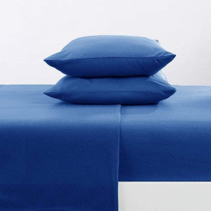 Solid Polyester Fleece Sheet Set – Christina Collection – view 31