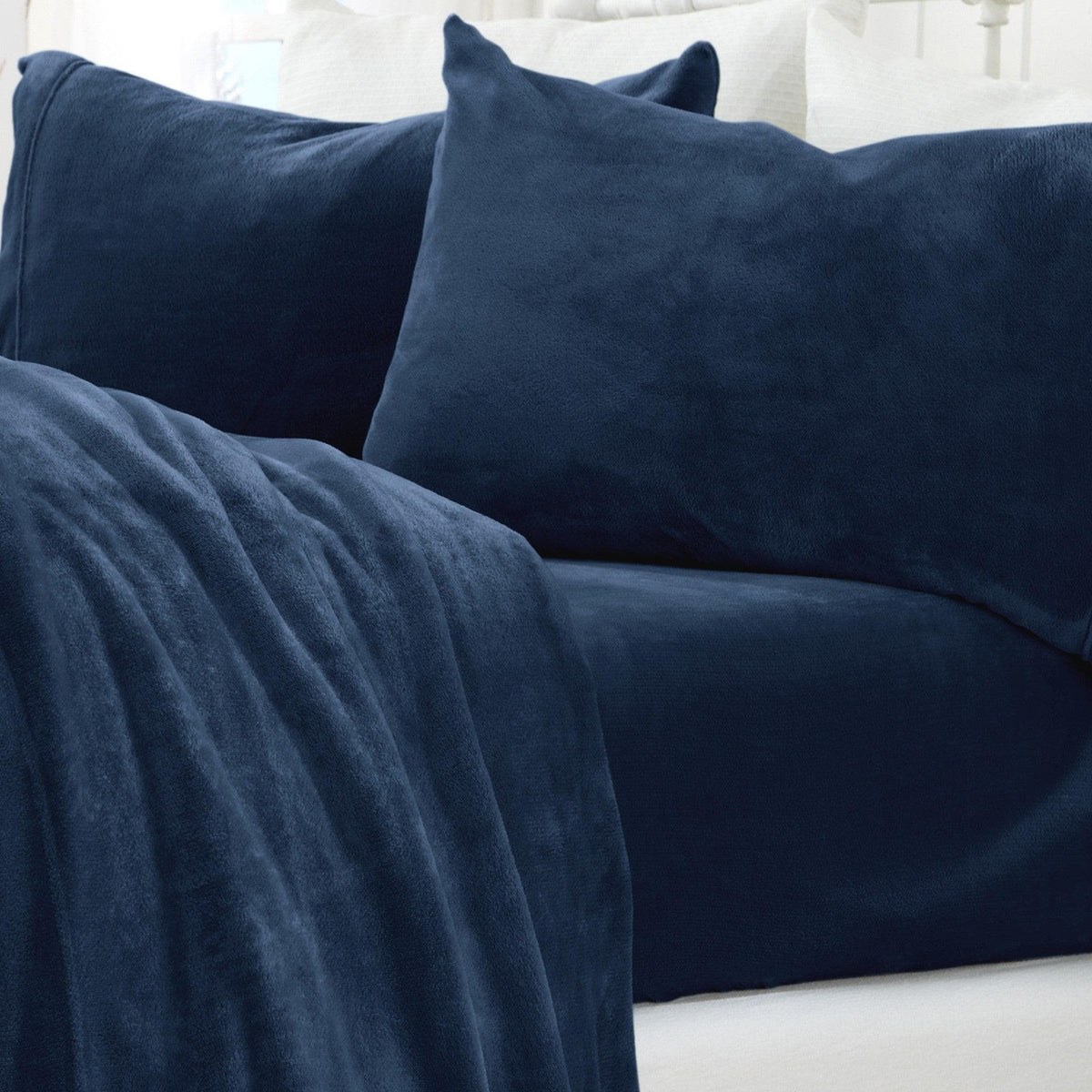 Solid Velvet Plush Sheet Set – Velvet Luxe Collection – view 62