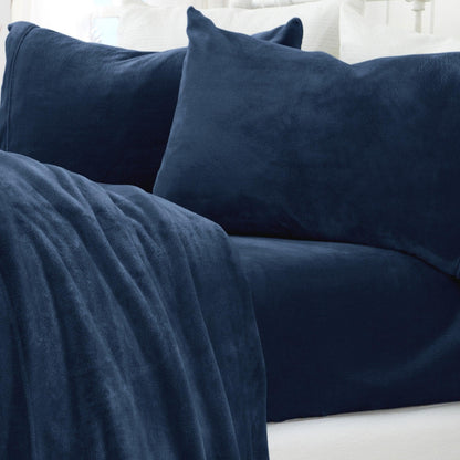 Solid Velvet Plush Sheet Set – Velvet Luxe Collection – view 62