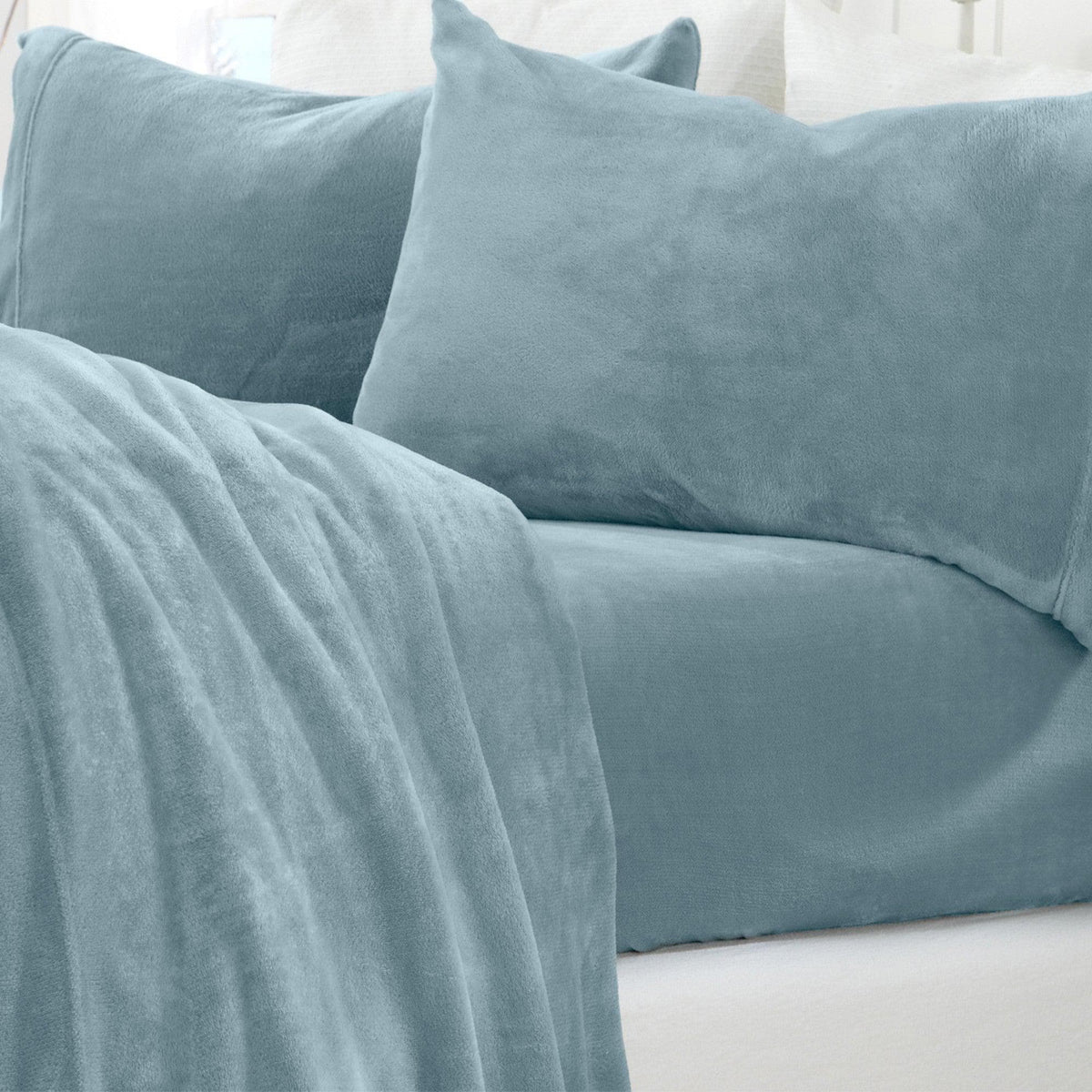 Solid Velvet Plush Sheet Set – Velvet Luxe Collection – view 32