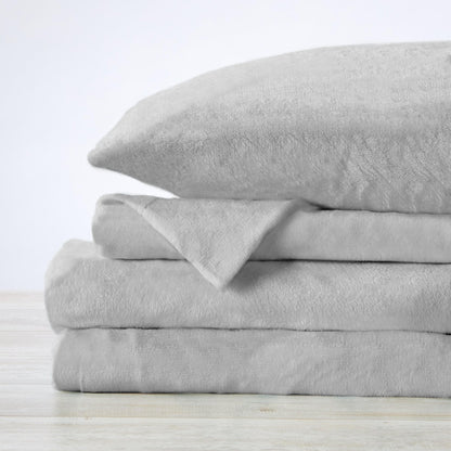 Solid Velvet Plush Sheet Set – Velvet Luxe Collection – view 59