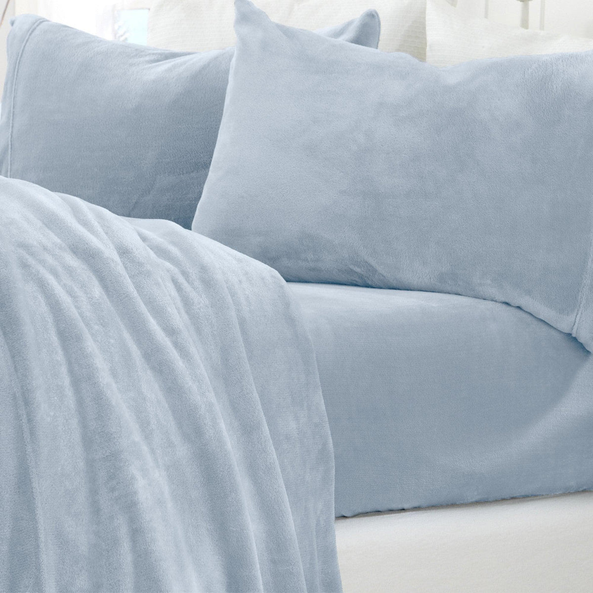 Solid Velvet Plush Sheet Set – Velvet Luxe Collection – view 14