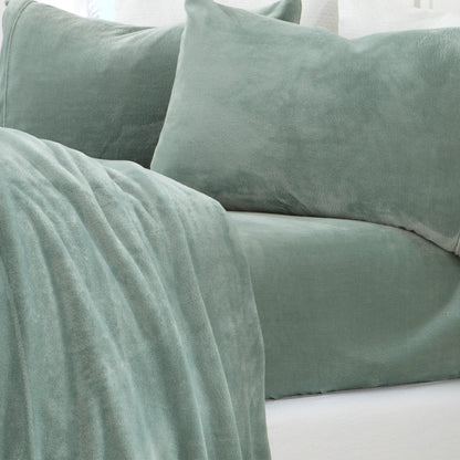 Solid Velvet Plush Sheet Set – Velvet Luxe Collection – view 2
