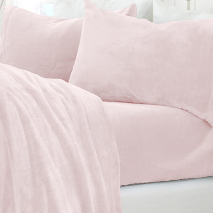 Solid Velvet Plush Sheet Set – Velvet Luxe Collection – view 45