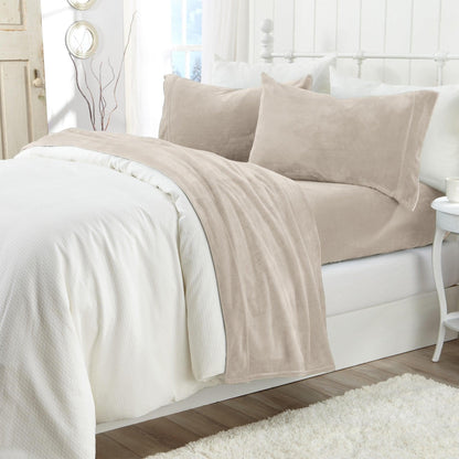 Solid Velvet Plush Sheet Set – Velvet Luxe Collection – view 21