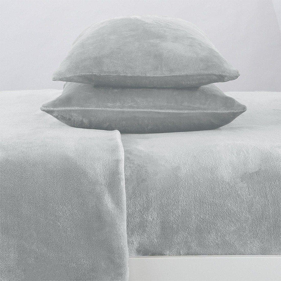 Solid Velvet Plush Sheet Set – Velvet Luxe Collection – view 55