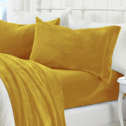 Solid Velvet Plush Sheet Set – Velvet Luxe Collection – view 68