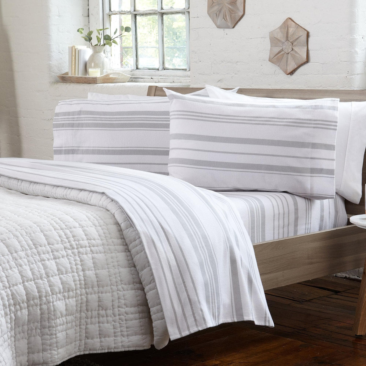 Turkish Cotton Flannel Sheet Set – Raye Collection – view 19