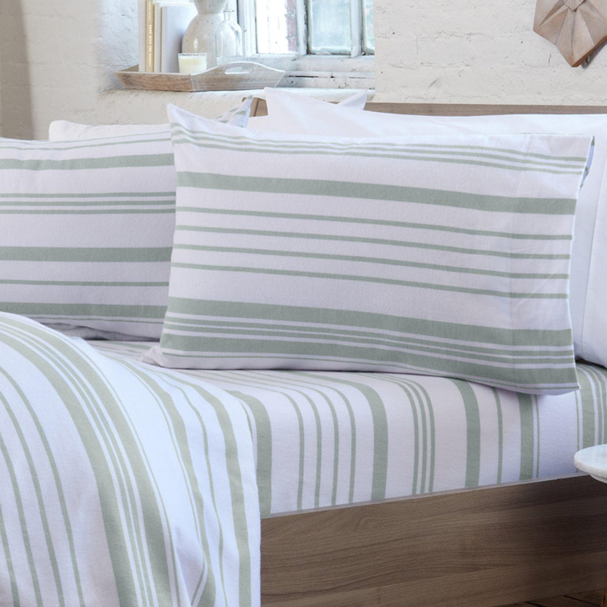 Turkish Cotton Flannel Sheet Set – Raye Collection – view 13