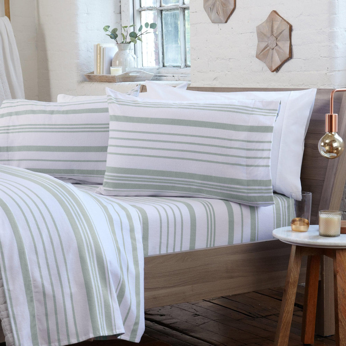 Turkish Cotton Flannel Sheet Set – Raye Collection – view 14