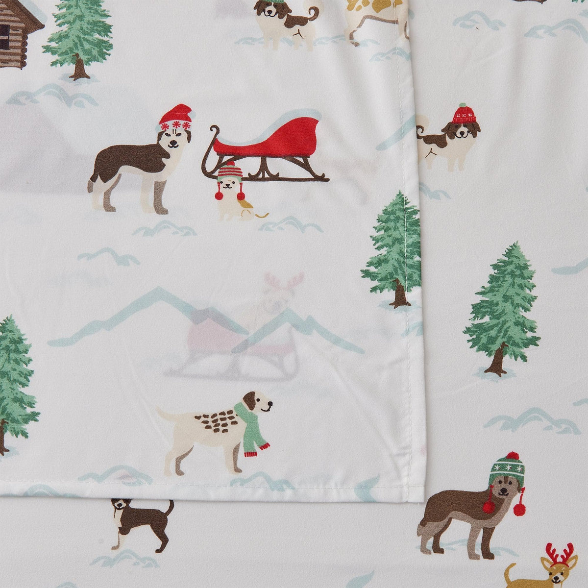 Lodge Print Microfiber Sheet Set – Mountain Ridge Collection – view 81