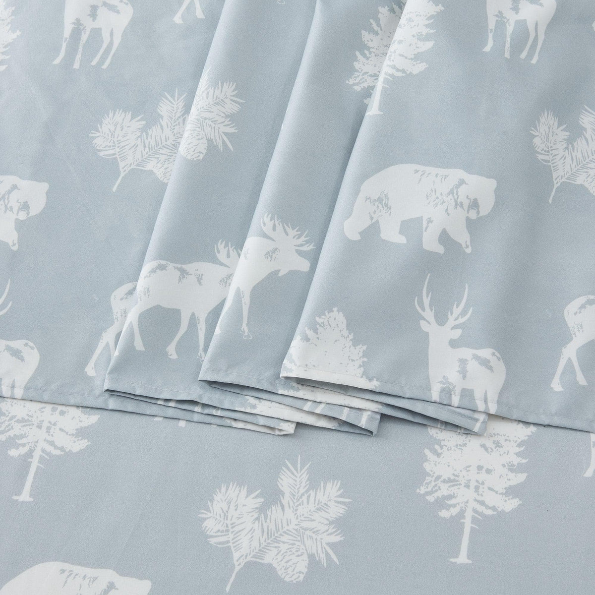 Lodge Print Microfiber Sheet Set – Mountain Ridge Collection – view 24