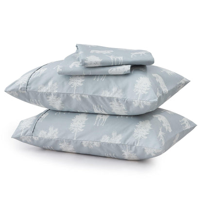 Lodge Print Microfiber Sheet Set – Mountain Ridge Collection – view 25