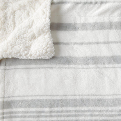Kinsley Collection Velvet Plush Sherpa Luxury Bed Blanket and Throw – view 59