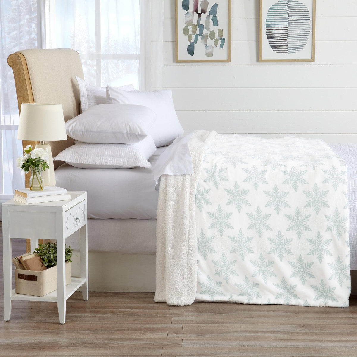 Kinsley Collection Velvet Plush Sherpa Luxury Bed Blanket and Throw – view 86