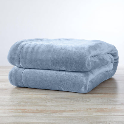 Kinsley Collection Velvet Plush Sherpa Luxury Bed Blanket and Throw – view 5