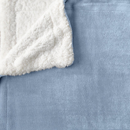 Kinsley Collection Velvet Plush Sherpa Luxury Bed Blanket and Throw – view 4