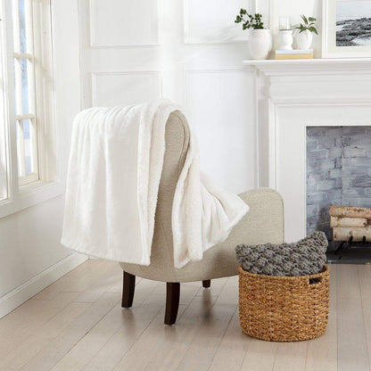 Kinsley Collection Velvet Plush Sherpa Luxury Bed Blanket and Throw – view 71