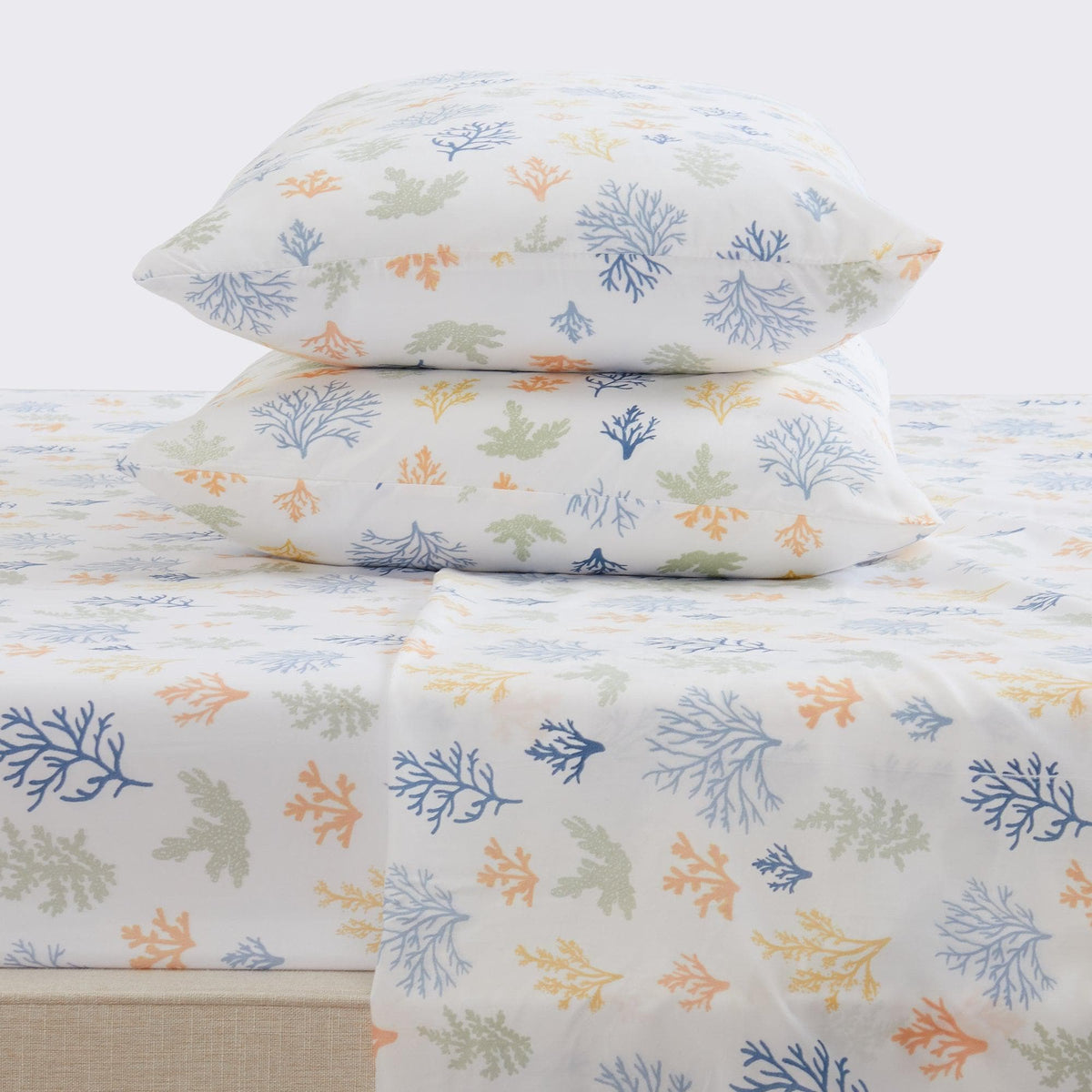 Coastal Print Lightweight Microfiber Sheet Set – Soft Comfort – view 13