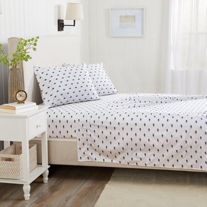 Coastal Print Lightweight Microfiber Sheet Set – Soft Comfort – view 28