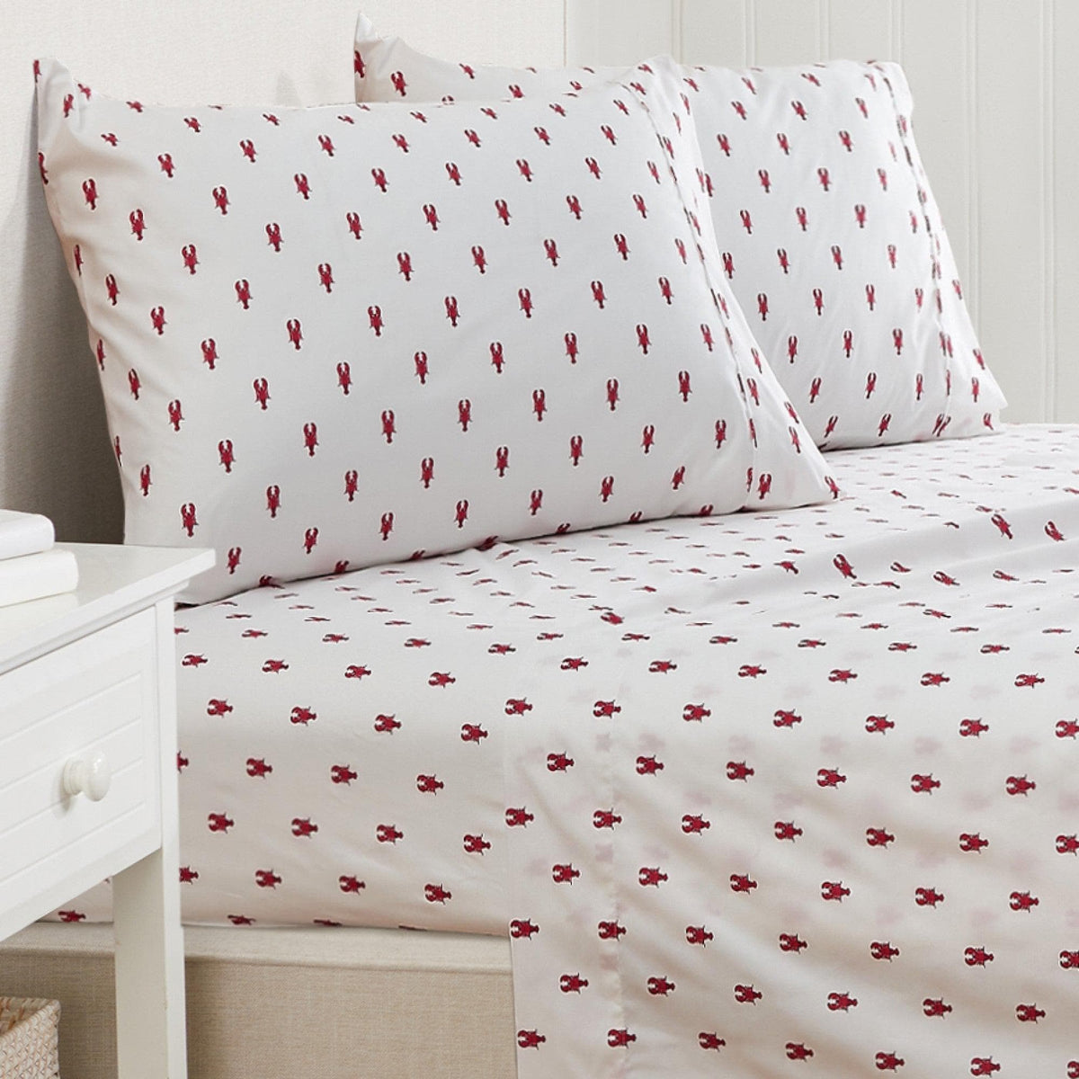 Coastal Print Lightweight Microfiber Sheet Set – Soft Comfort – view 31