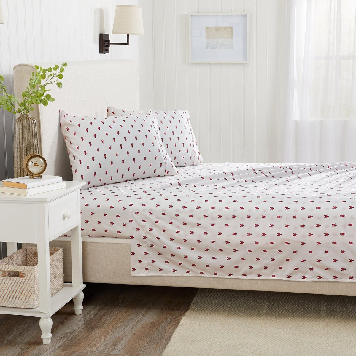 Coastal Print Lightweight Microfiber Sheet Set – Soft Comfort – view 32