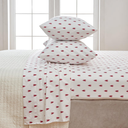 Coastal Print Lightweight Microfiber Sheet Set – Soft Comfort – view 29