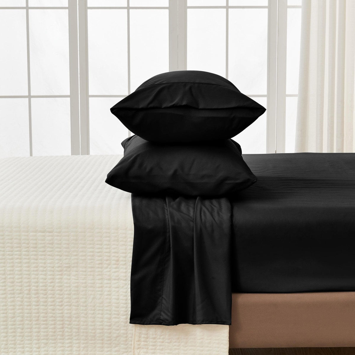 Solid Microfiber Sheet Set – Amara Collection – view 7