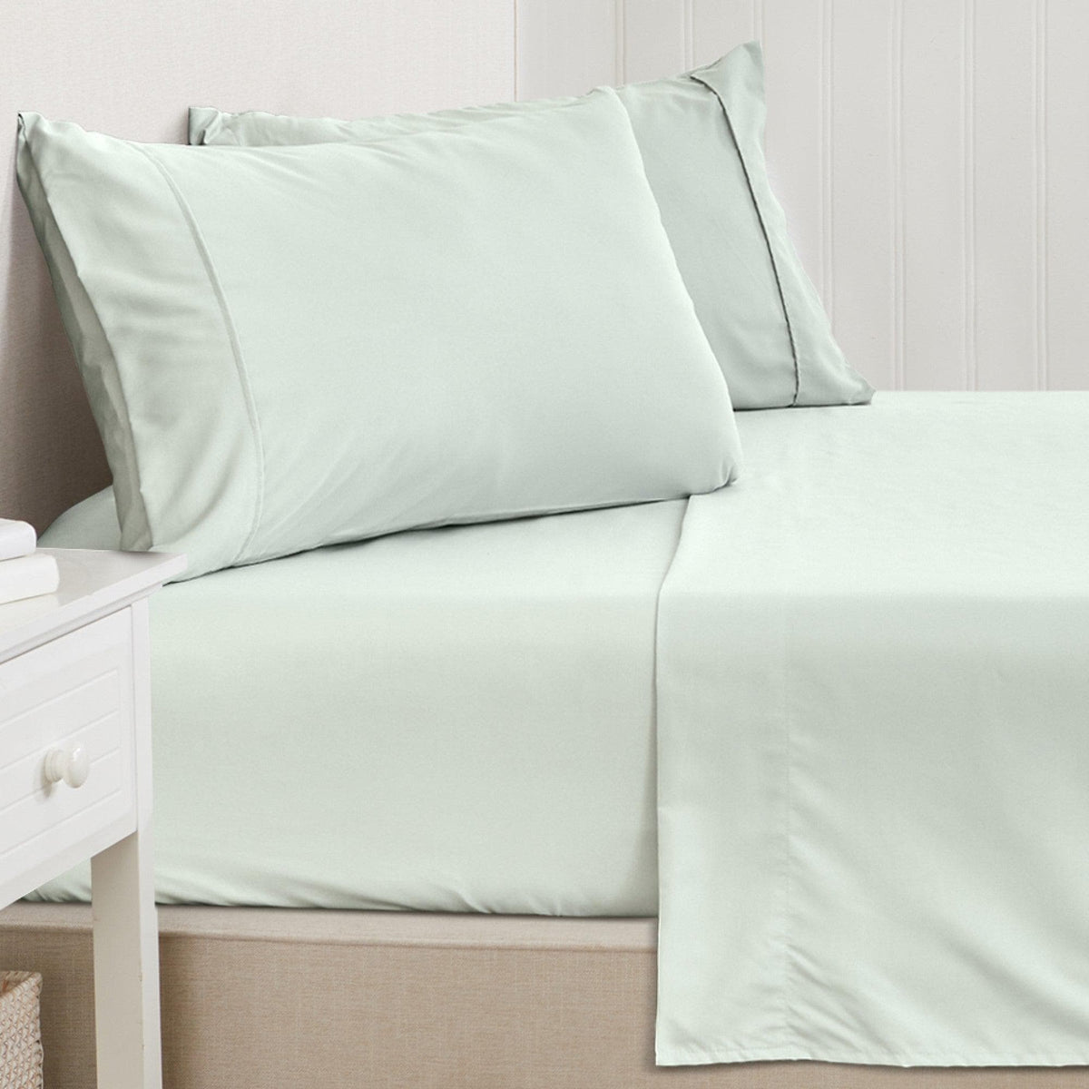 Solid Microfiber Sheet Set – Amara Collection – view 3