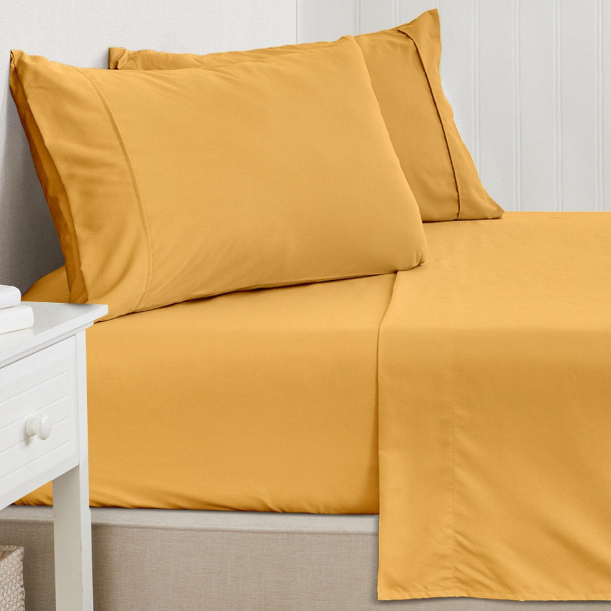 Solid Microfiber Sheet Set – Amara Collection – view 19