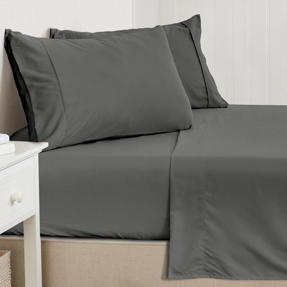 Solid Microfiber Sheet Set – Amara Collection – view 25