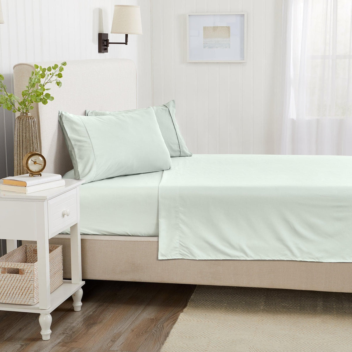 Solid Microfiber Sheet Set – Amara Collection – view 4