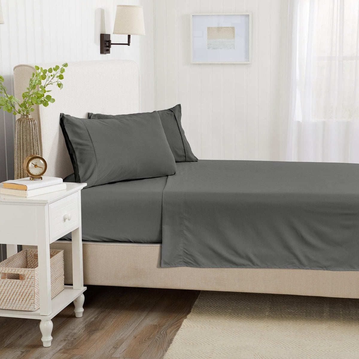 Solid Microfiber Sheet Set – Amara Collection – view 26