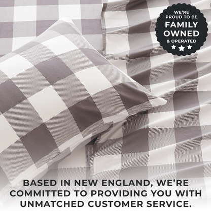 Brushed Microfiber Printed Sheet Set – Baylor Collection – view 5
