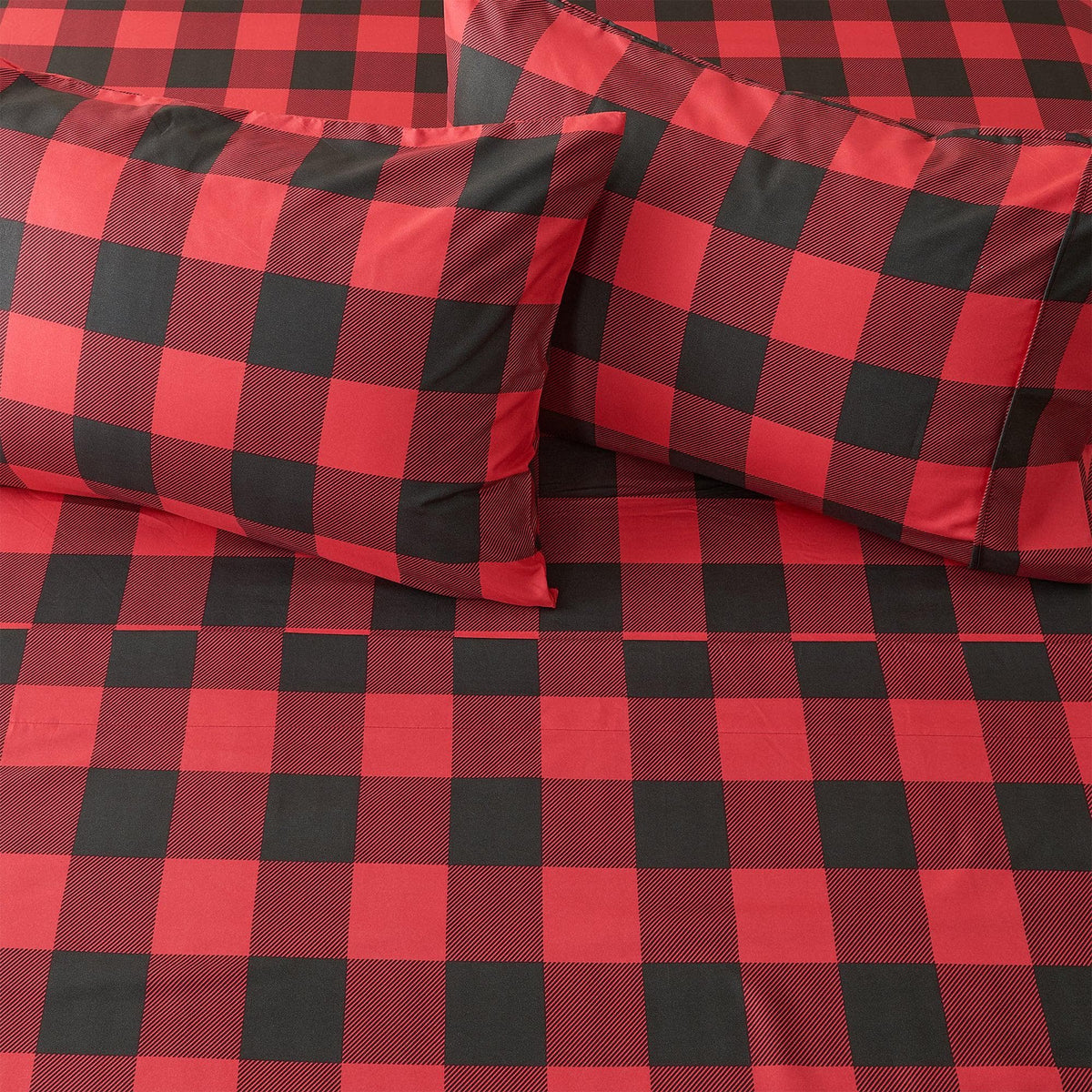 Brushed Microfiber Printed Sheet Set – Baylor Collection – view 8