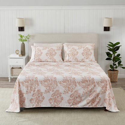Brushed Microfiber Printed Sheet Set – Baylor Collection – view 11