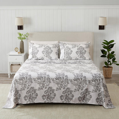 Brushed Microfiber Printed Sheet Set – Baylor Collection – view 16
