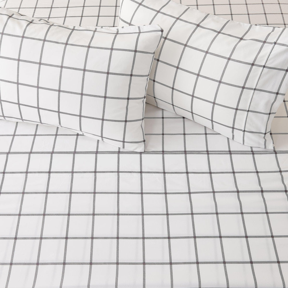 Brushed Microfiber Printed Sheet Set – Baylor Collection – view 23