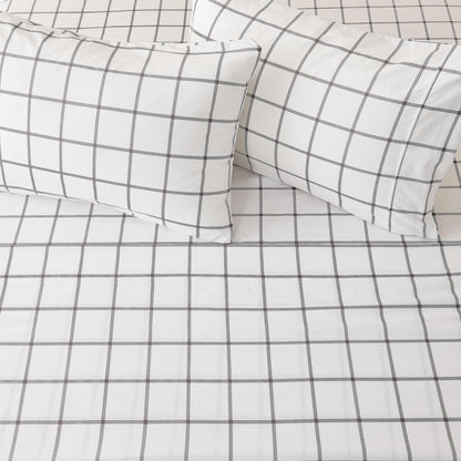 Brushed Microfiber Printed Sheet Set – Baylor Collection – view 23