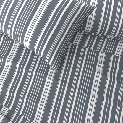 Brushed Microfiber Striped Sheet Set – Elouise Collection – view 50
