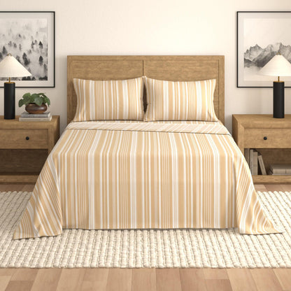 Brushed Microfiber Striped Sheet Set – Elouise Collection – view 52
