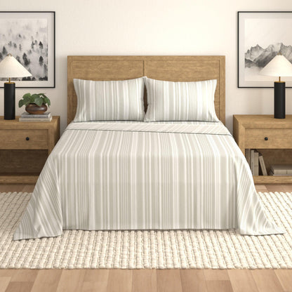 Brushed Microfiber Striped Sheet Set – Elouise Collection – view 68